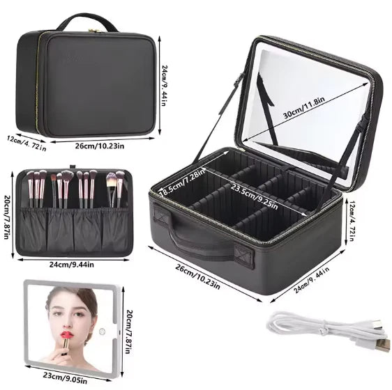 Pack Maletin de maquillaje + Limpiador de brochas