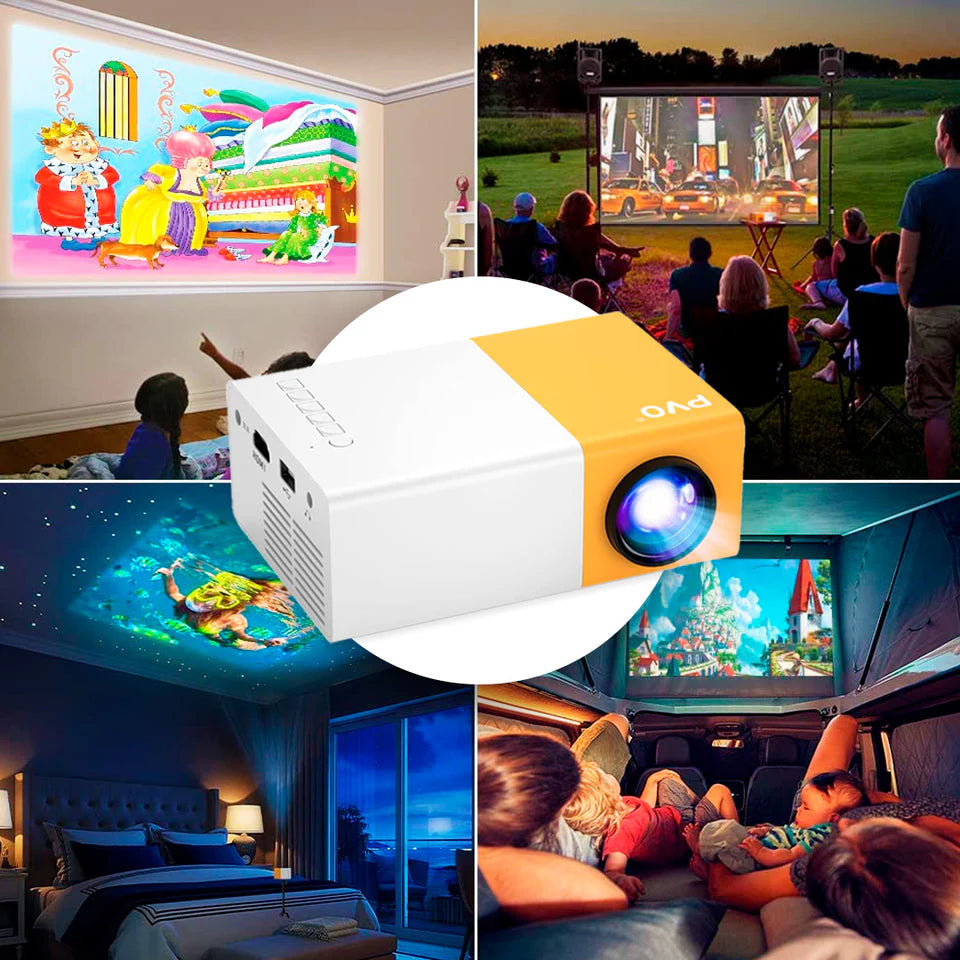 Mini proyector LED portátil