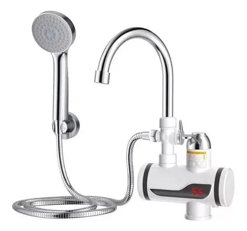 Grifo de agua caliente con ducha