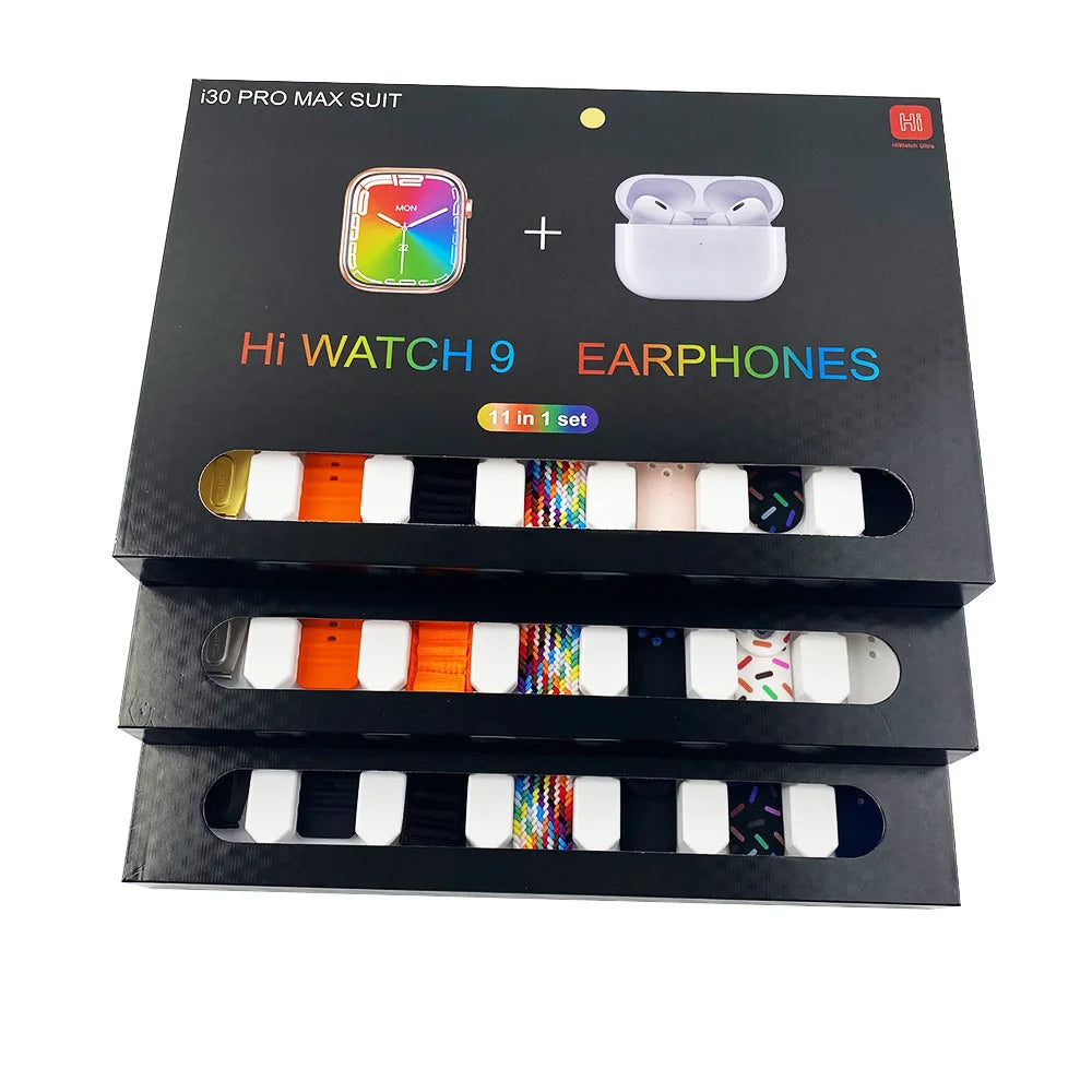 Smartwatch I30 Pro Max Suit 11 en 1 Serie 9