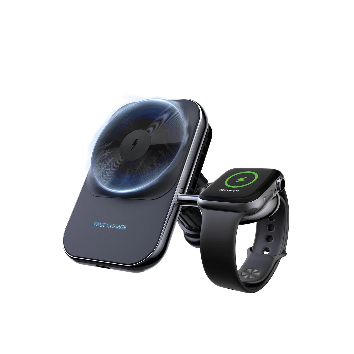 Soporte semiconductor refrigeración con carga inalámbrica 2 en 1