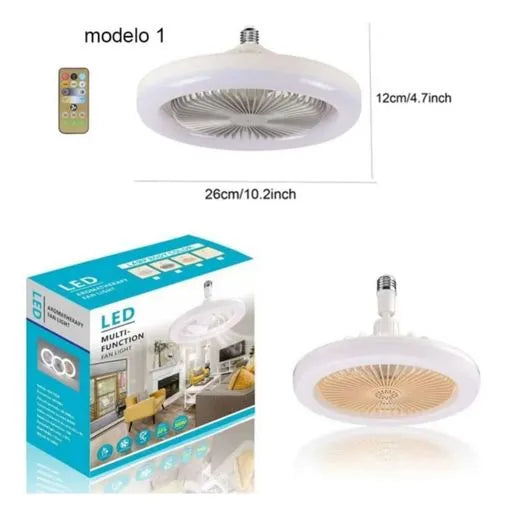 Foco ventilador de techo 3 en 1