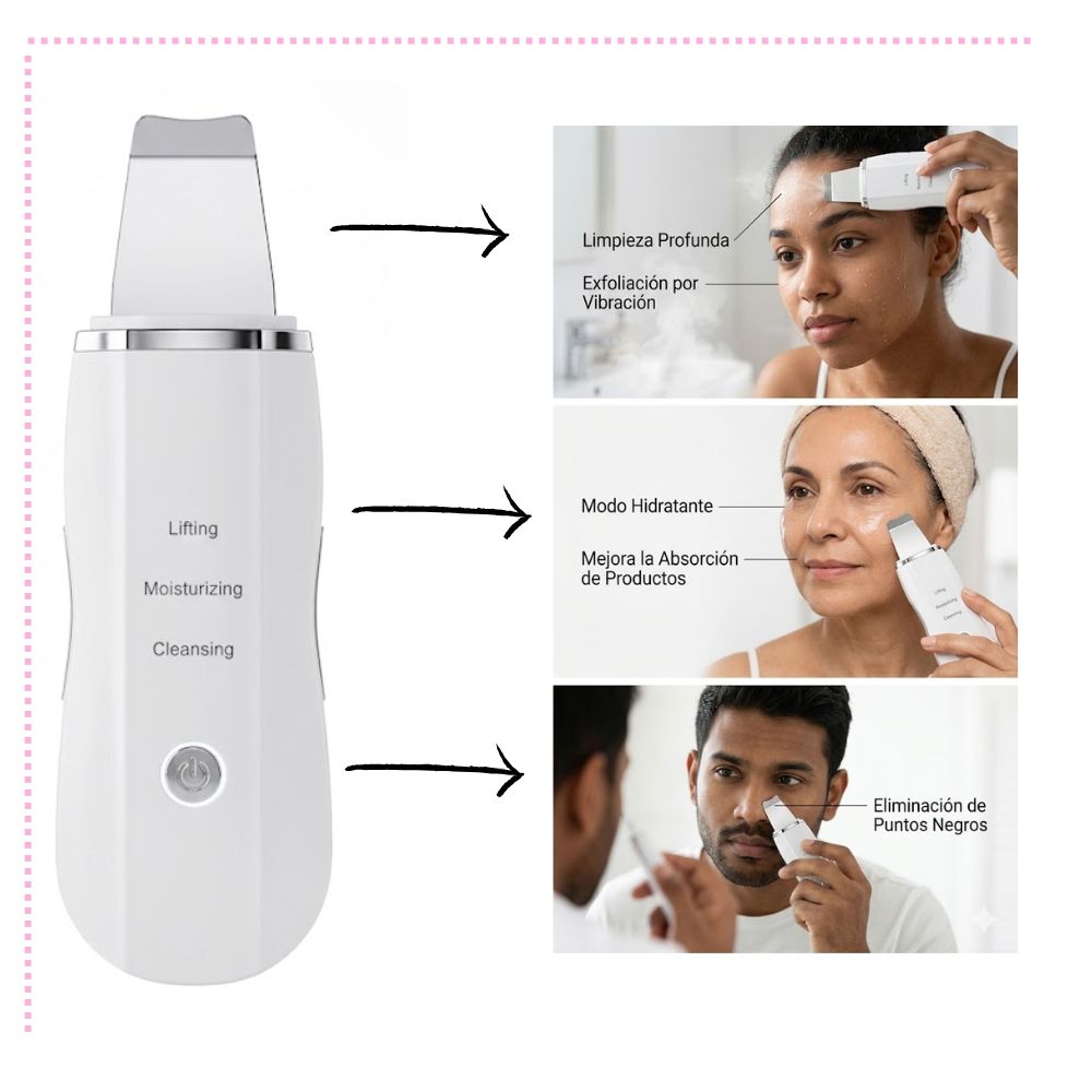Paleta ultrasonica + Serum facial de regalo 🎁
