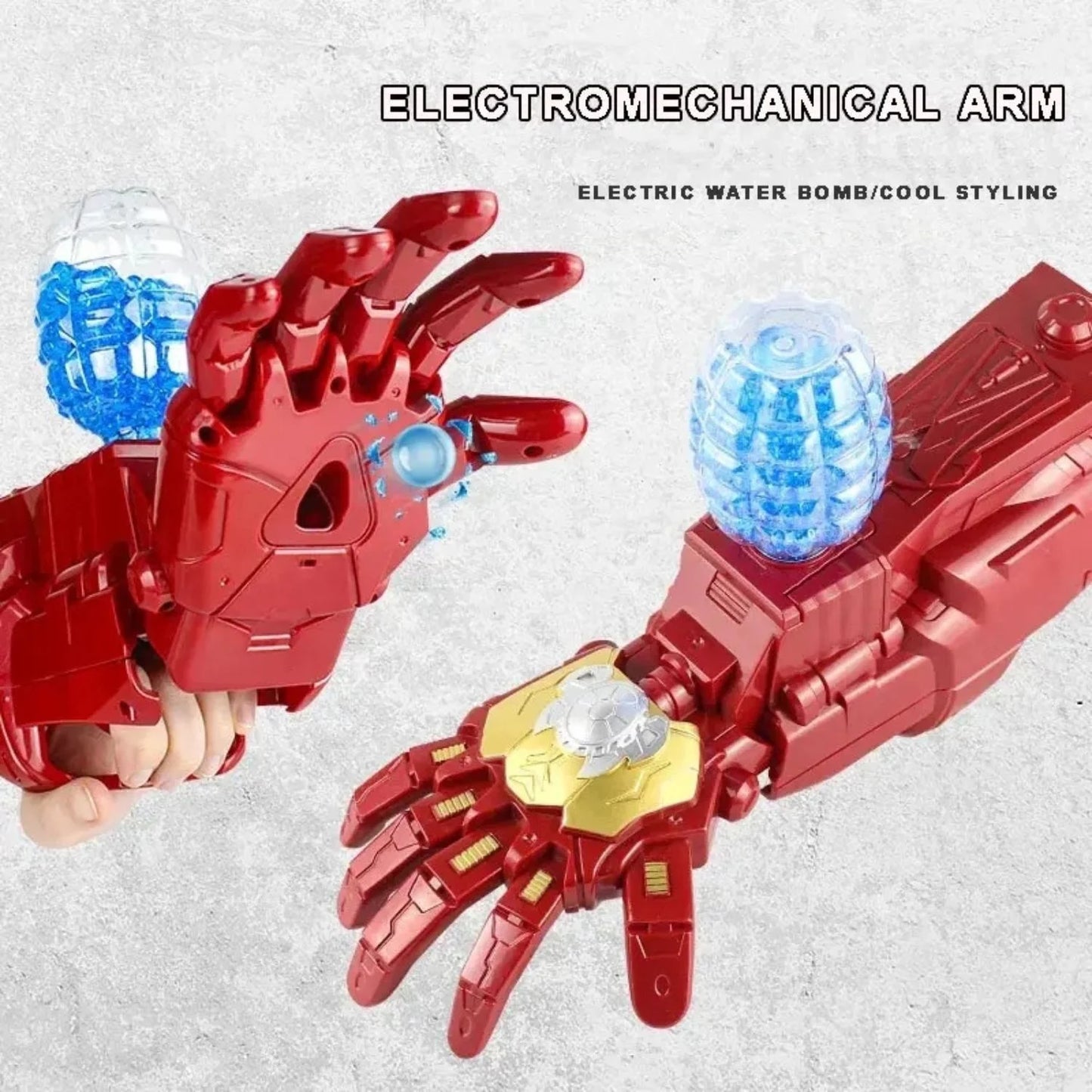 Brazo de Ironman hidrogel