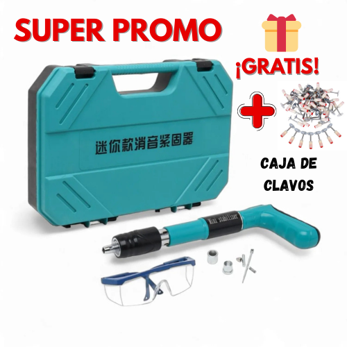 Pistola fulminante + Caja de Clavos de regalo 🎁