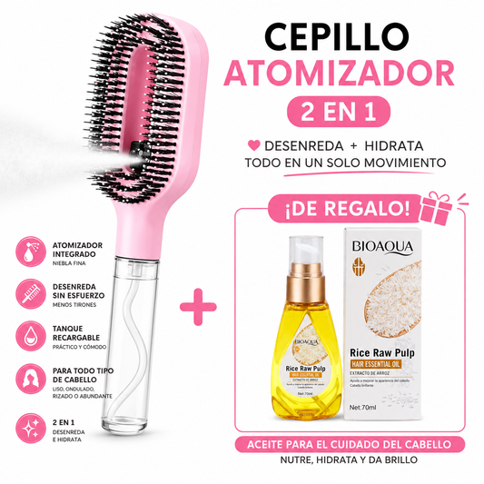 Cepillo Atomizador 2 en 1
