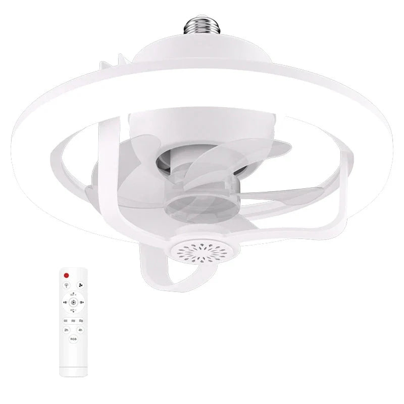 Foco ventilador 3 en 1 360º RGB