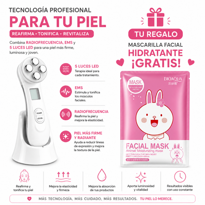 Electroestimulador facial + Mascarilla facial de regalo 🎁