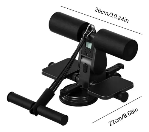Ejercitador de abdominales + banda elástica