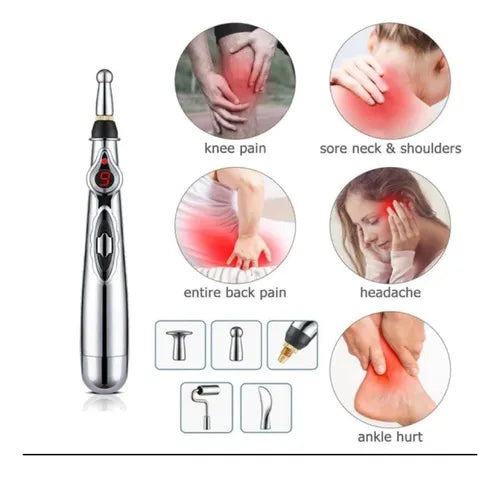 Pack Lápiz acupuntura 5 en 1 + Masajeador corporal