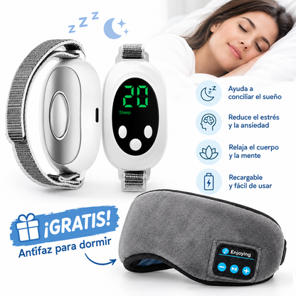 Masajeador palmsleep + Antifaz bluetooth de regalo 🎁