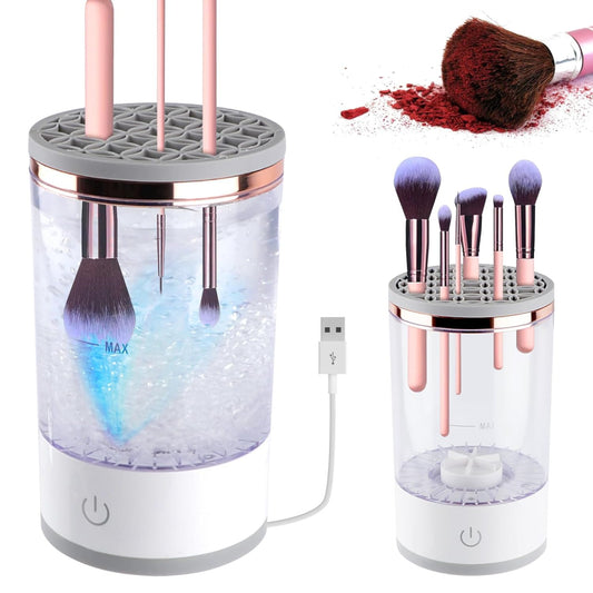 Limpiador de brochas de maquillaje