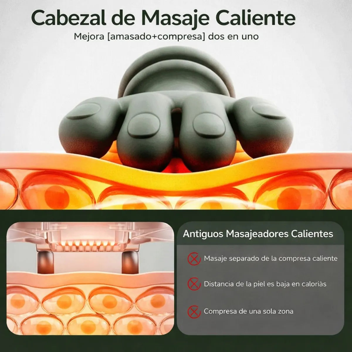 Masajeador premium con manos