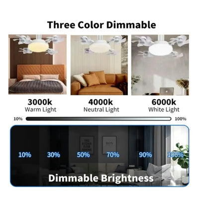 Foco ventilador tipo drone