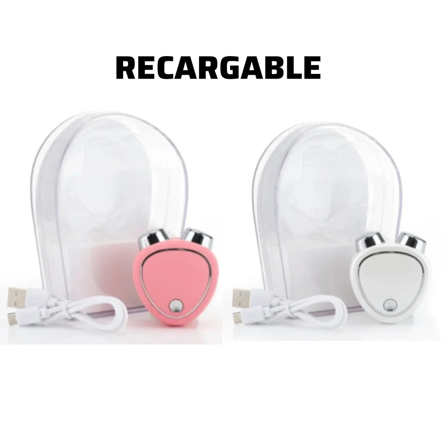 Masajeador facial microcorriente